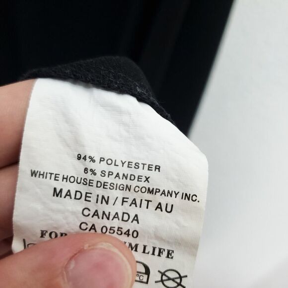 SYMPLI Canadian Black Sleeveless Pullover Swing Comfortable Dress - Picture 7 of 9